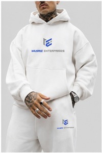 Sudadera con Capucha Premium para Hombre, 100% Algodón, con Logotipo Personalizado, Diseño Sólido de Alta Tendencia, Térmica, Corte Regular - Product Image 6