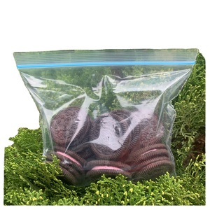 Single-Zipper Microwaveable Food <b>Packaging</b> <b>Bags</b> Reusable Many Times Made From 100% Virgin HDPE Plastic Environmentally Friendly - Product Image 3