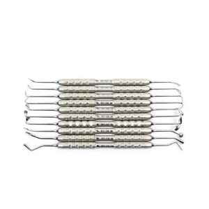 Kit de 10 Élévateurs de Sinus Dentaires à Double Embout, Instruments Chirurgicaux d'Implantation en Acier Inoxydable, Boîte Cassette par Grip Surgical - Product Image 6