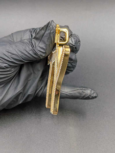 Pendentif Fusil Moissanite, Collier Pistolet Pavé de Pierres, Bijoux Hip Hop de Luxe, pour Hommes et Femmes, Cadeau d'Anniversaire et de Mariage, Style Tendance - Product Image 6