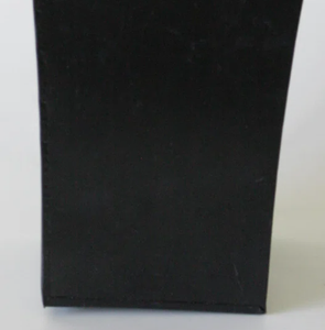 Jarrón cuadrado cónico negro mate para decoración minimalista moderna, jarrón cuadrado alto negro para mesa, jarrón rectangular para flores, centro de mesa - Product Image 2