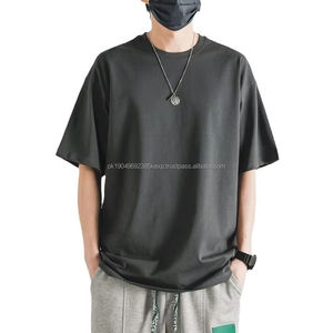 Custom <b>Men's</b> Tshirts Blank Streetwear <b>High</b> Quality <b>T</b> <b>Shirts</b> 100%cotton Heavyweight Oversized Crew <b>Neck</b> Tshirts for <b>Men</b> - Product Image 2