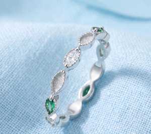 Anillo de Plata de Ley 925 con Bisel en Forma de Hoja Marquise de 2x4mm para Guardar Cenizas de Leche Materna y Resina, Joyería Conmemorativa DIY - Product Image 5