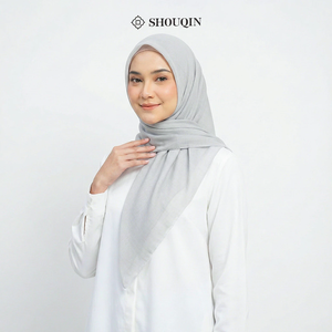 Shouqin Nala Elegant <b>Square</b> No Logo Basic Voal Scarf Laser Cut Muslim Women Headwear <b>Hijab</b> Wedding Wholesale - Product Image 5