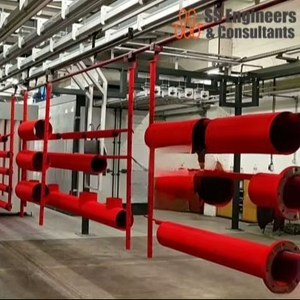 Industrial Powder Coating Plant PLC Controlled Proton <b>Bar</b> Transfer System Conveyor High-Capacity 200kg/h Production <b>Pump</b> Gear - Product Image 1