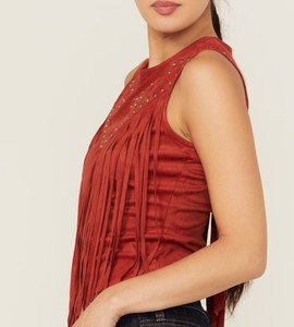 Top Corto de Gamuza Premium para Mujer, Sin Mangas, Casual, Suave al Tacto, Ropa de Moda, Venta al Por Mayor, Personalización OEM, Marca Privada - Product Image 2