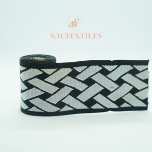 Custom Jacquard Woven <b>Webbing</b> Decorative Scroll Pattern Tape for Handbags Belts Fashion Accessories and Home Textiles - Product Image 2