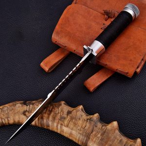 Industrial Grade Drop Point Knife Stainless Steel Blade <b>Rubber</b> Handle Straight <b>Edge</b> 0.7mm Thickness Single Blade - Product Image 3
