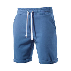 Shorts décontractés pour hommes, personnalisés, confortables, en tricot imprimé, respirants, en toile, avec cordon de serrage, coupe décontractée - Product Image 4