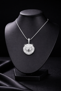 Colgante Hip Hop Cabeza de León Iced Out para Hombre, Moissanita, Oro 10K 14K, Plata, Cadena de Rapper, Joyería de Lujo Streetwear, Accesorio - Product Image 6