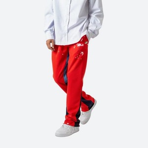 Pantalones de hombre de diseño personalizado, rectos, curvos, a rayas, con cintura elástica, de alta demanda, a la última moda, de la mejor calidad, estilo Flared Stake Pant. - Product Image 1