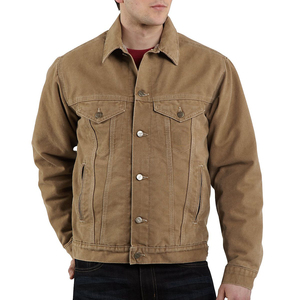 Veste en jean pour homme personnalisable haut de gamme en gros, 100 % coton respirant, imprimé par transfert thermique, style vintage, hiver - Product Image 6