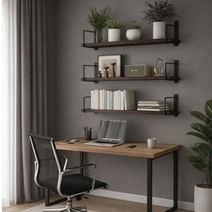 Bamboo <b>Floating</b> Shelf Wholesale | Eco-Friendly Sustainable <b>Wall</b> <b>Shelves</b> India - Product Image 5