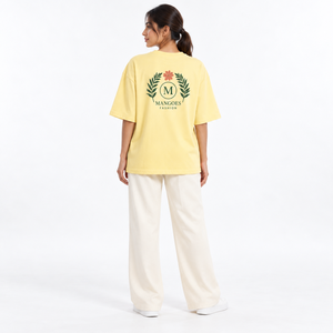 Promotion T-shirt Homme Oversize 100% Coton de Haute Qualité, Vert Avocat, Vierge, Personnalisable, Vente en Gros - Product Image 3