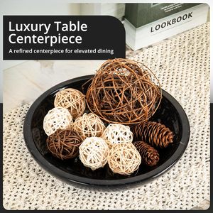 Elegant Premium Modern Marble Black <b>Decorative</b> Storage Bowl for <b>Kitchen</b> Dining Table Multi-Functional for Diwali Ramadan - Product Image 5