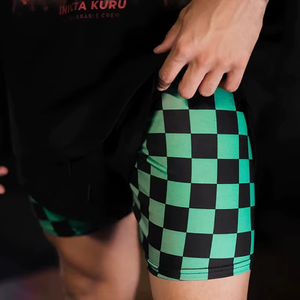 New Trendy Mens Gym Athletic Men Workout Jogger Shorts Sports Running Shorts with Compression Wholesale Mens Gym Shorts 2 in 1 - Product Image 2