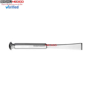 3 ciseaux à os en acier inoxydable 20 cm x 20 mm, ostéotomes plats, instruments chirurgicaux orthopédiques manuels, réutilisables, précision pour la coupe osseuse - Product Image 2