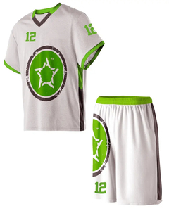 ชุดลาครอสแบบกำหนดเอง เสื้อผ้ากีฬาทีม เสื้อเจอร์ซีย์และกางเกงขาสั้นแบบกลับด้านได้ สำหรับฤดูร้อน ดีไซน์ด้านหน้าและด้านหลัง OEM ODM - Product Image 6