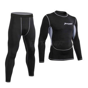 Conjunto de Rashguard Pro Fitness para Hombre, Ropa Deportiva Flexible para Entrenamiento en Gimnasio, Atuendo Atlético para Hombre - Product Image 3