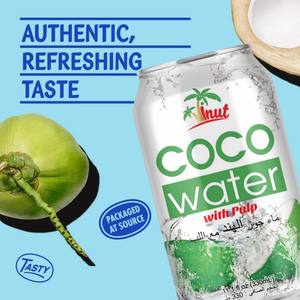 330ml d'eau de noix de coco pure avec pulpe à base de plantes non-OGM sans sucre ajouté OEM ODM-Fournisseur en gros - Product Image 4