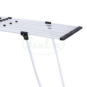 Séchoir à linge pliable simple, durable et stable, pour intérieur, extérieur, salle de bain, balcon, gain de place, organisateur de vêtements - Product Image 1