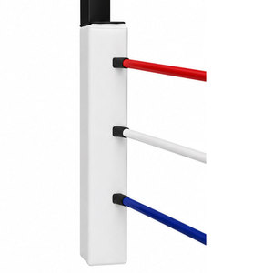 Almohadilla de Esquina para Ring de Boxeo de la Mejor Calidad, Transpirable y Antideslizante, con Barras Rojas y Blancas, Precio de Fábrica - Product Image 6