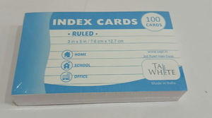 บัตรดัชนีพรีเมียม กระดาษหนา บัตรแฟลชการ์ดสำหรับจดบันทึกการเรียน จากผู้ผลิตในอินเดีย ในราคาที่ดีที่สุด - Product Image 3