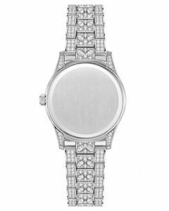 Reloj de Lujo para Mujer, de Acero Inoxidable, Redondo, con Diamantes, Analógico, de Cuarzo - Product Image 6