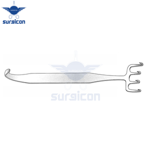 เครื่องมือผ่าตัดแบบยืดหดได้ Freeman Rake Retractor 4 ง่ามคม ขนาดกว้าง 1.5 นิ้ว ยาว 10 ซม. 4 นิ้ว ทำจากสแตนเลสสตีล ใช้ซ้ำได้ - Product Image 4