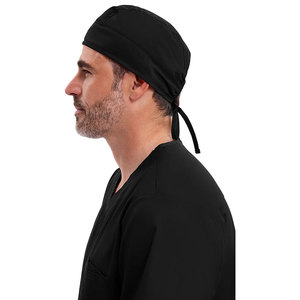 Breathable Cotton <b>Scrub</b> <b>Caps</b> For Dental Medical And Surgical Staff Hat With Adjustable Tie Men Workwear Medical <b>Scrubs</b> <b>Caps</b> - Product Image 2