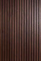 Panneaux muraux en bois massif rustiques flexibles à réduction de bruit, surface 3D, couleur personnalisée, design graphique minimaliste, villa, hôtel