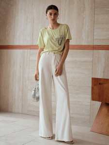 Caftán Noir Muse Flow con Cuentas Bordadas, Diseño Sólido, Manga Tres Cuartos, Corto, Ligero, Tela Fresca, Ropa de Playa y Calle - Product Image 3