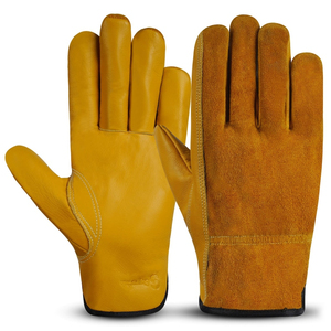 Gants de travail de sécurité pour le jardin, durables, anti-coupure, design personnalisé, gants de protection en cuir fabriqués au Pakistan, sur mesure - Product Image 1