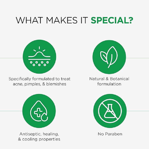 Sérum Visage Anti-Acné au Neem, Curcuma, Cannelle et Extrait d'Écorce de Saule – Sérum Clarifiant pour la Peau – Vente en Gros OEM ODM - Product Image 6