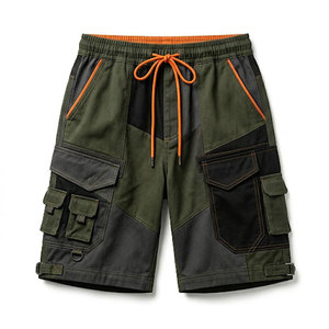 Pantalones cortos cargo de color sólido de alta calidad en venta, pantalones cortos cargo para hombre de marca privada, pantalones cortos cargo para hombre con MOQ bajo - Product Image 1