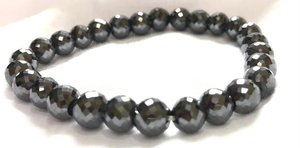 Cuentas Facetadas 6. Pulsera de Cuentas de Moissanita Negra de 80 MM a 7 MM - Product Image 2