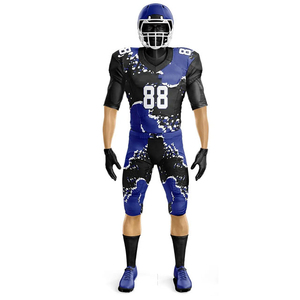New Arrival Fashion Solid Color Team Uniform 100% Cotton Oversized Custom American Football Compression - Product Image 4