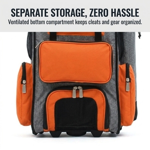 Sac de baseball personnalisé en couleur, housse rembourrée pour batte, sac de sport pour jeunes et adultes, fournisseur en gros - Product Image 2