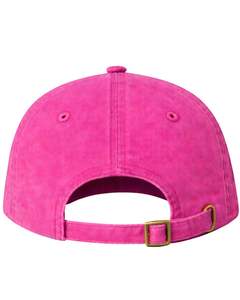 หมวกเบสบอลผ้าฝ้ายสีชมพูแบบเรียบ ปรับขนาดได้ ใส่ได้ทั้งชายและหญิง สไตล์ลำลอง สำหรับเล่นกีฬา ระบายอากาศได้ดี สวมใส่สบาย คุณภาพพรีเมียม - Product Image 2