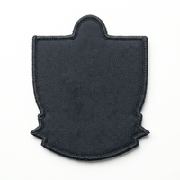 Badge brodé main sur mesure en fil doré, épingle de sûreté, emblème historique, marque privée, mode, vente en gros