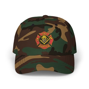 Casquette de baseball haut de gamme Master Mason Blue Lodge en coton brodé, style Dad Hat, avec logo personnalisé - Product Image 4