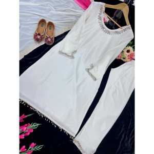 Top de fiesta hermoso para mujer con pantalones y Conjunto elegante Dupatta - Product Image 5