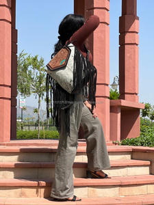 ใหม่Cowhideกระเป๋าเป้สะพายหลังขอบสไตล์ตะวันตกกระเป๋าเป้สะพายหลังร้อนกระเป๋านักเรียนUnisexมือTooledแกะสลักขายส่งผลิตภัณฑ์จํานวนมาก - Product Image 3