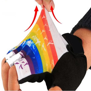 Gants de cyclisme antidérapants, respirants, en cuir, avec logo personnalisé, de haute qualité, imperméables, pour le vélo, la salle de sport, l'entraînement, la pêche en plein air - Product Image 2