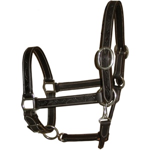 Cabestro para Caballo de Cuero Genuino con Grabado de Hojas, Ajustable, de Cuero Premium, Herrajes Duraderos de Acero Inoxidable, Venta al por Mayor OEM - Product Image 3