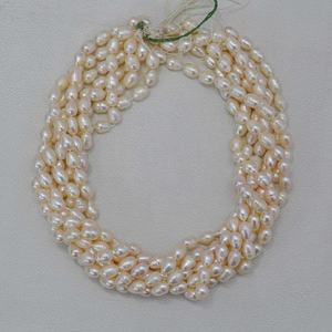 Novedad, Collar de Perlas de Agua Dulce Naturales Blancas de 7mm y 8mm, Juego de Collar Único, Perlas Cultivadas al por Mayor del Proveedor - Product Image 1