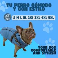 Abrigo para Perro con Forro Polar Cálido, 6 Colores, Tallas S-5XL, Incluye Arnés para la Comodidad de tu Mascota