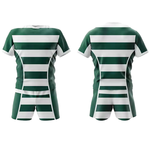 Ropa Deportiva, Uniforme de Rugby Transpirable de Alta Calidad para Adultos, Enfoque en el Rendimiento, Manga Corta, Secado Rápido, Jersey Personalizable - Product Image 1