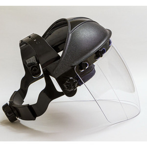 หน้ากากป้องกันดวงตาแบบอุตสาหกรรมพร้อมแผ่นป้องกันหน้า วัสดุพลาสติก ป้องกันรอยขีดข่วนและรังสียูวี - Product Image 2