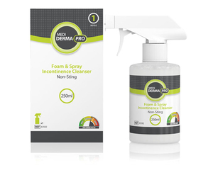 Espuma y Spray Limpiador para Incontinencia Sin Enjuague, Limpiador de Piel 250ml, Producto de Cuidado Personal e Higiene - Product Image 1